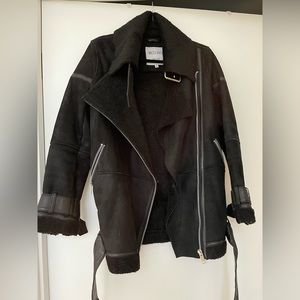 Walter Baker genuine leather and suede jacket